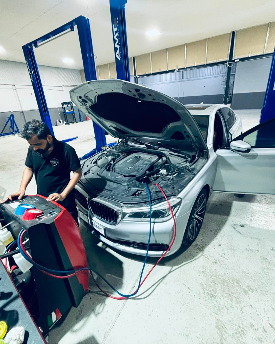 BMW diagnostic and cooling service at MOTIX Garage